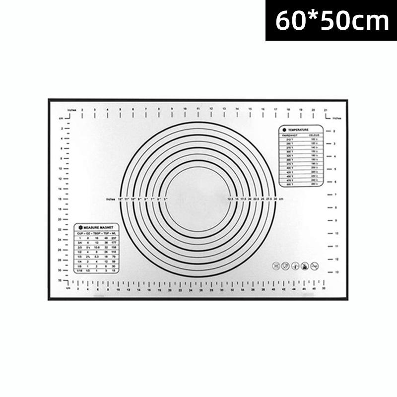 Multi-size Non-Stick Silicone Mat Pastry Cake Paste Flour Kneading Dough Mat Table Mats Baking Sheets Liners Pad Kitchen Tools