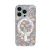Magnetic Acrylic Floral Phone Case for iPhone 12, 13, 15, 16, 17 ProMax - Light Luxury, High-End Design