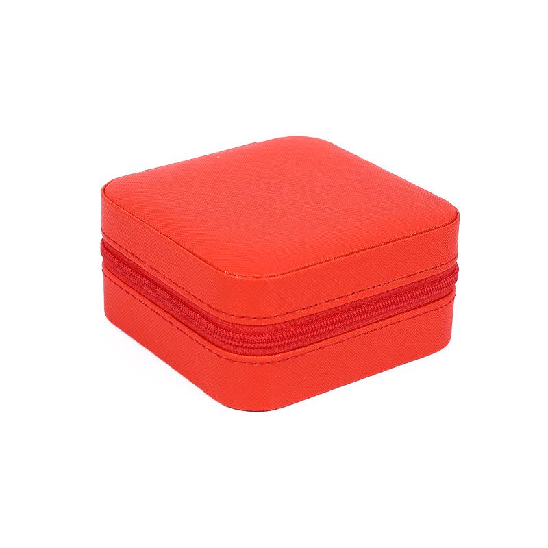 Compact Multifunctional Jewelry Storage Box with Compartments