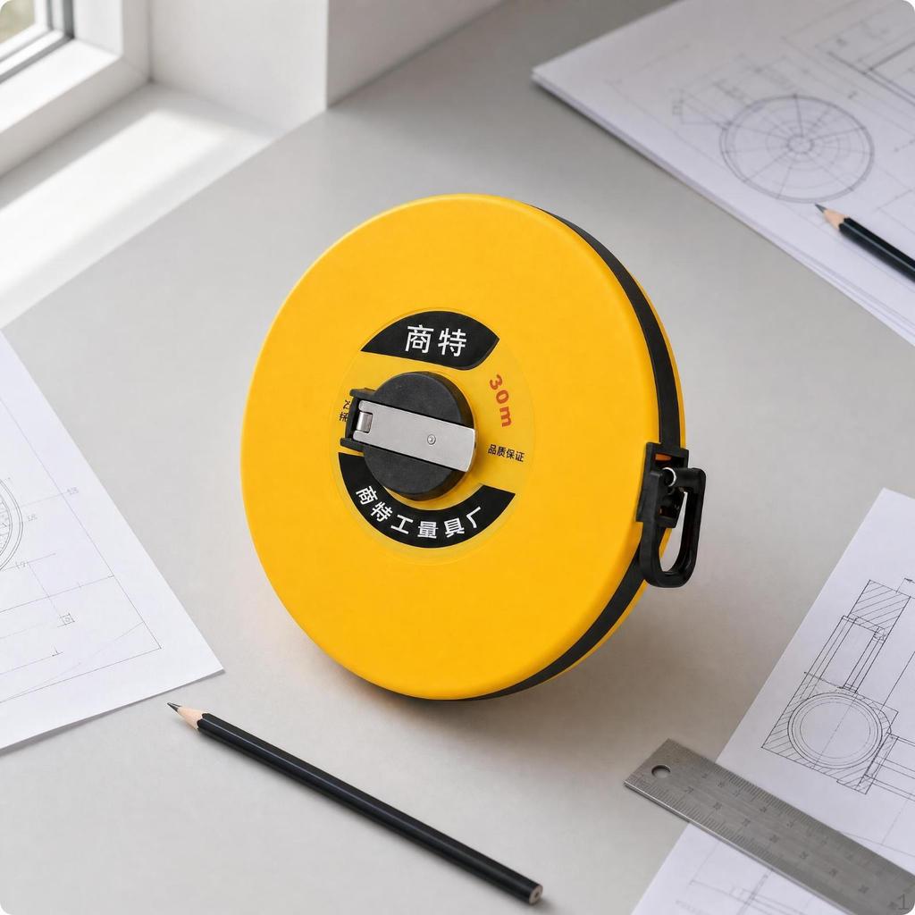 Fiberglass Tape Measure Hand Carry Handle Retractable 20M