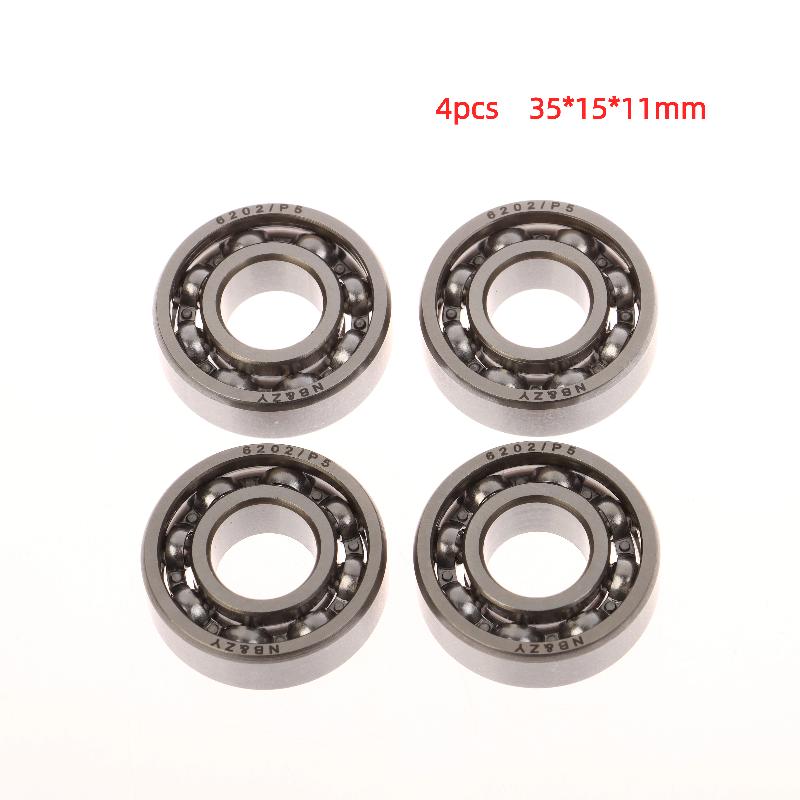 4Pcs/set Crankshaft Oil Seal Grooved Ball Bearing Kit For CG430 520 TL43 TL52 Brush Cutter & Grass Trimmer