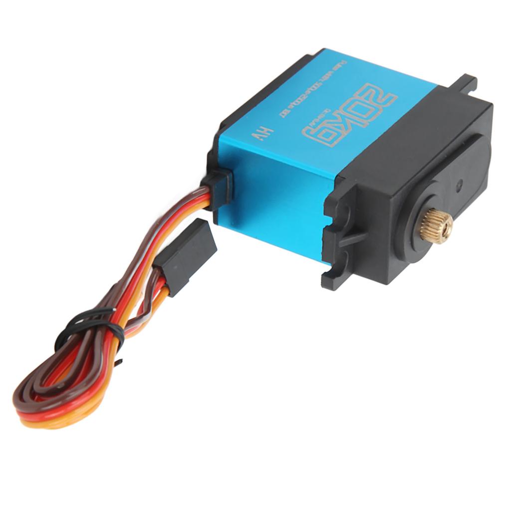 20KG Waterproof RC Metal Gear Digital Servo 25T Metal Servo Arm for RC Car Plane