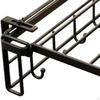 Iron Clothes Drying Rack with Adjustable Hooks for Home Use
