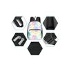 Tie-dye Print Square Front Pocket Backpack Large Capacity for Boy/Girls Best Gift 2D  Cartoon Children's School Bag