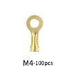 M3/M4/M5/M6/M8/M10 Ring-Terminal Wire Quick Connector Terminal Brass Crimp Terminal Assorted Kit