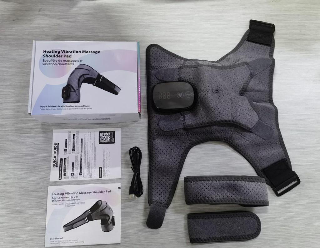 Rechargeable Heated Shoulder and Neck Massage Shawl