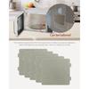 Set of 6 Premium Mica Insulation Plates Cuttable Muscovite Sheet Suitable for Microwave Ovens with 800℃ Heat Resistance
