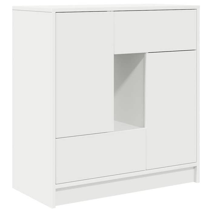 VidaXL Buffet with Drawers and Doors White 70.5x34x74.5 Cm, Storage Furniture, Buffet Cabinet, Entryway Furniture, Furniture 861841