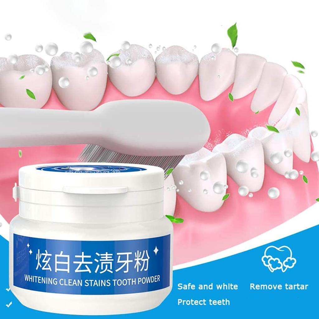 Breath Freshening Oral Cleaning Powder, Teeth Stain Removal Cleaning Powder