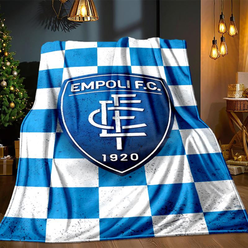 Football Empoli Crest Blanket Lightweight Ideal Bedding Blanket Perfect for Travel, Camping, Living Rooms, Offices, Sofas, Fan Christmas gift