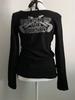 American Retro Print Vintage Long-sleeve T-shirt Women Autumn Design Vintage Base Layer Tops 2000s High Street Y2k Design Causal Clothes
