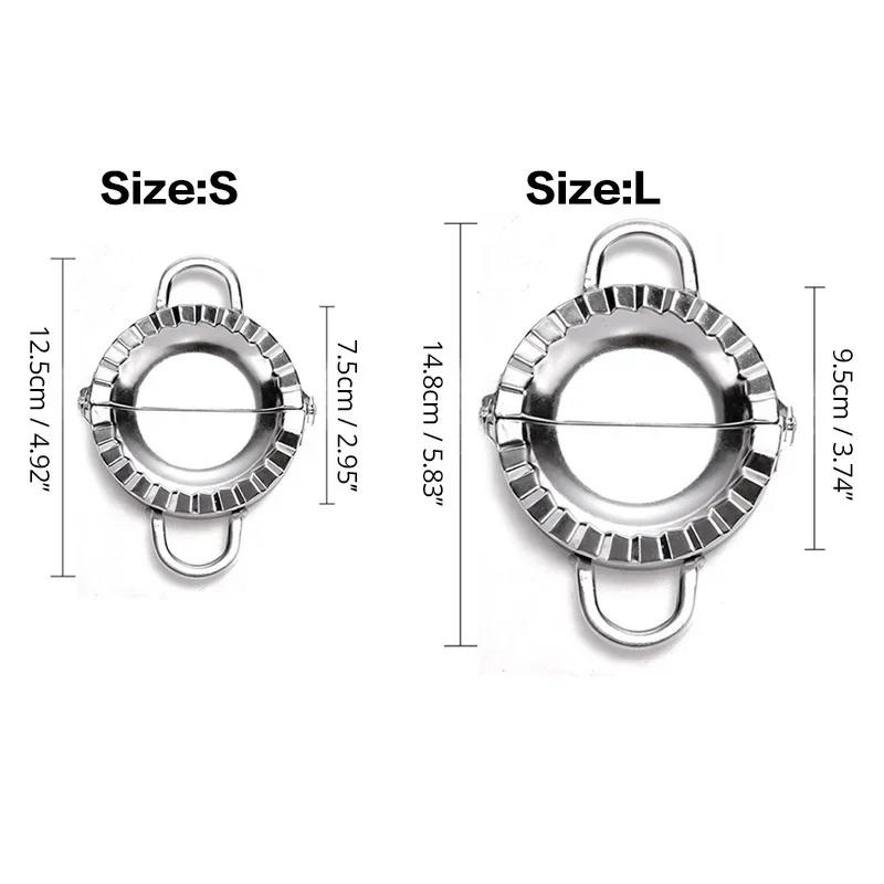 Rustfritt Stål Dumplingmaskin Dumplingdeigform Raviolimaskin Press Paifremstillingspress Innpakningsmaskin Bakverkmaskin Kjøkkentilbehør