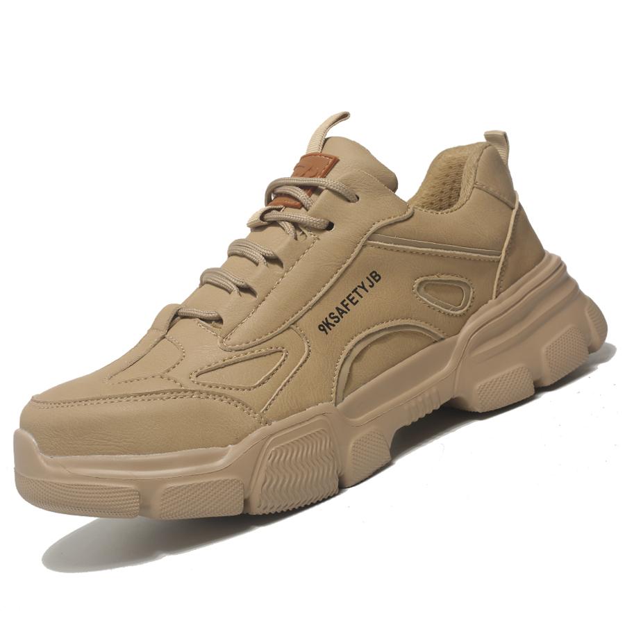 Safety Shoes Men Steel Toe Work Shoes Anti-smash Anti-puncture Indestructible Shoes Protective Boots Industrial Shoes
