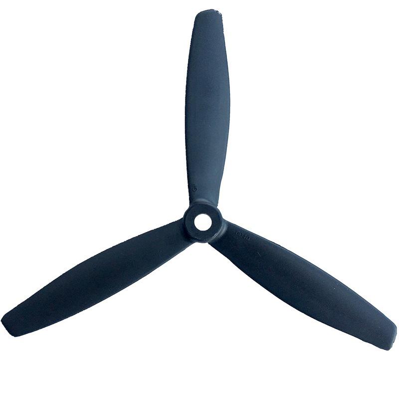 Fixed-Wing Quadcopter with Forward/Reverse 5-7 inch Tri-Blade Propellers - Remote Control Model Airplane