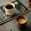 Restaurant Kiln Coffee Cup Japonské kameninové hrnky Šálky na kávu Velký šálek vody Japonský jednoduchý přechodový hrnek Nádobí kuchyně