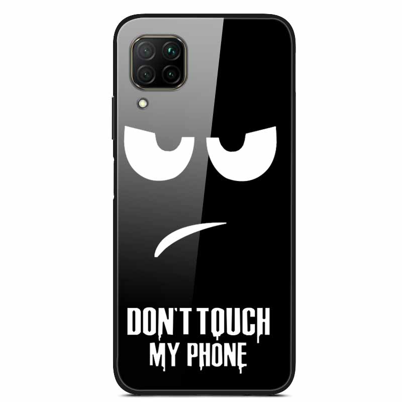 Luxury Cover Case for Huawei P40 Lite Tempered Glass Cover for Huawei P40 Lite E Phone Case for Huawei P 40 Lite Coque P40Lite E