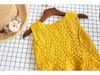 Very Fish 2022 Summer Lace Crochet Girls' Vest and Shorts Set