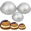 Sphere Cake Pan Aluminum Hemisphere Pan 3D Mini Aluminum Hemisphere Pans Half Ball for Chocolate, Cake, Jelly, Puddin, Candy, Dome Mousse,Handmade
