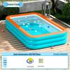 Extra Thick Inflatable Pool for Home Use - Super Large & Durable for Kids, Adults, Babies & Infants