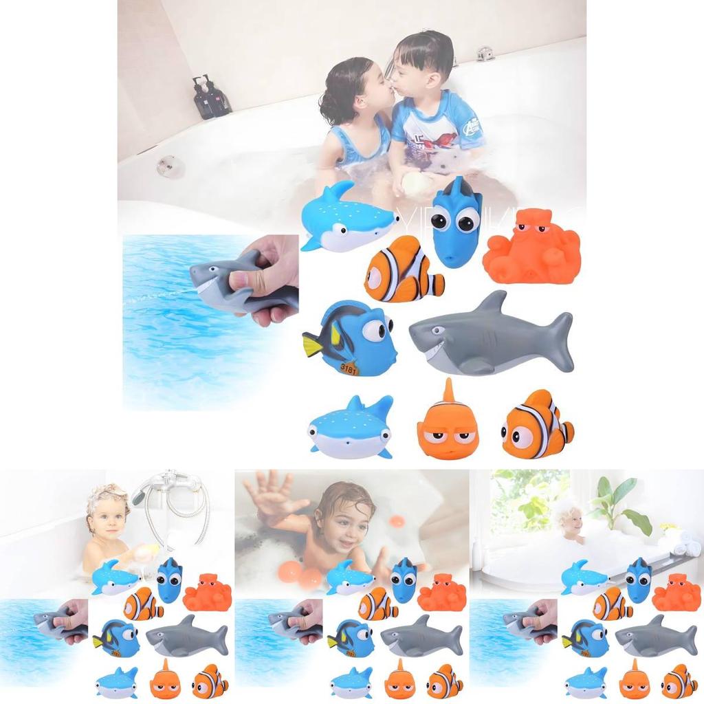 Adorable Clownfish Bath Water Squeeze Toy For Engaging Visual And Sensory Experiences
