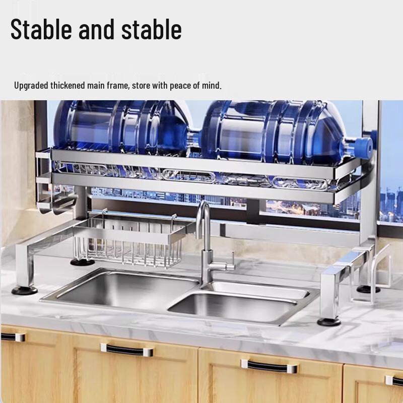 Yingbai 55cm Single-Layer Sink Storage & Dish Rack