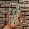Fir Christmas Tree Aesthetic Clear Phone Case for iPhone 17 16 11 15 14 13 12 Pro Max XS X 7 8 Plus Transparent Back Phone Cover