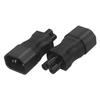 Portable Male To Female C14 To C13 Adapter C14 To C15/C14 To C5/C14 To C7 Power Cable Adapter Transfer Plugs ABS-made