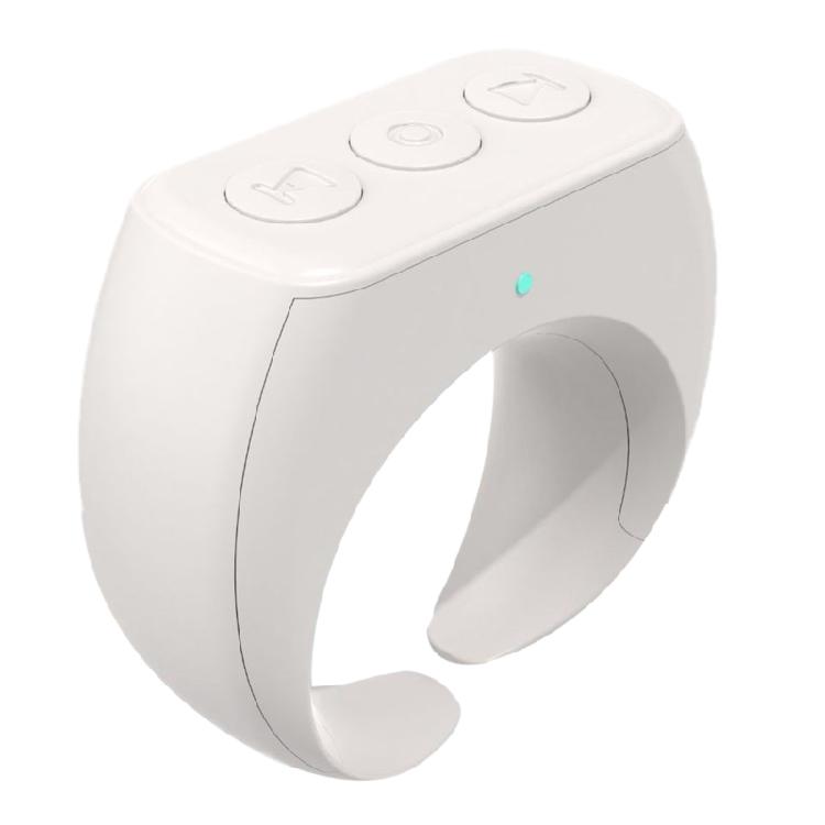 

Rechargeable Video Controller Ring Lightweight Mobile Phone Remote Control Ring белый