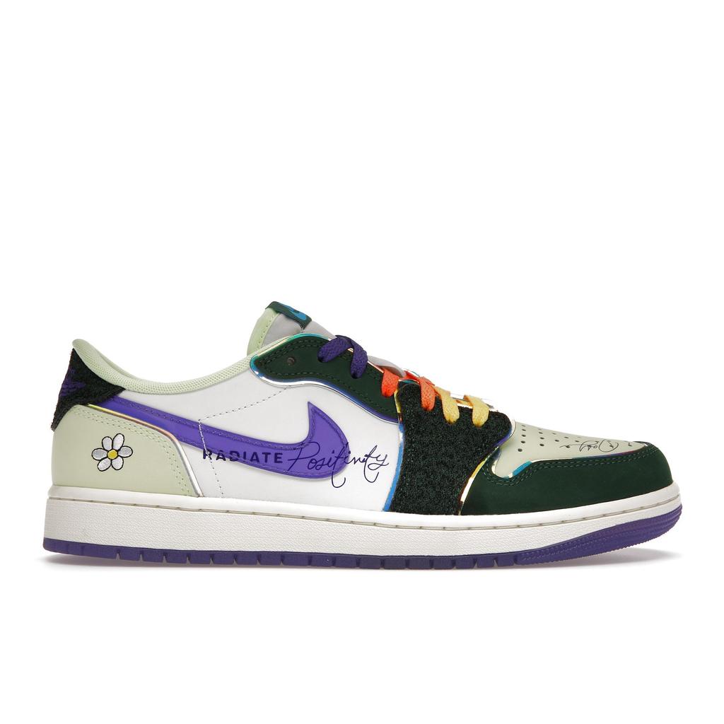 Air Jordan 1 Retro Low OG Doernbecher 2023 Unisexové Tenisky Zelená Gorge-Green Court-Purple FD9665-351
