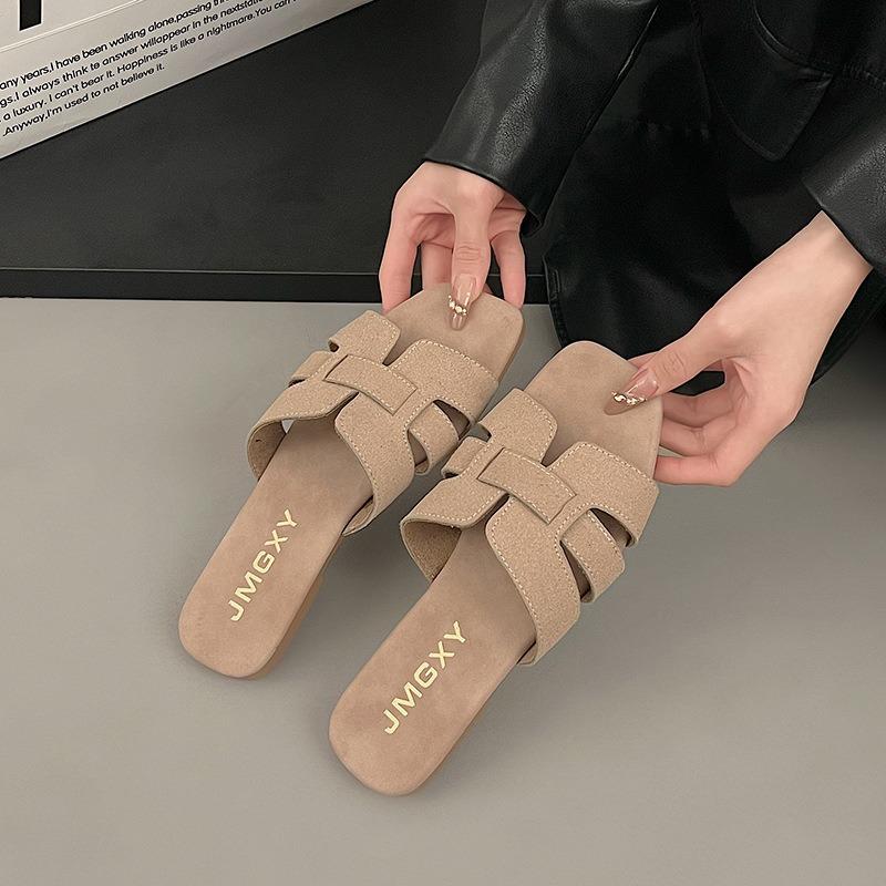 

Туфли на плоской подошве, Сандалии, Женская одежда, Одежда для отдыха на открытом воздухе, Лето, Пляж, Тапочки 41 бежевый