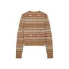 Teenie Weenie Women's Fair Isle Jacquard Round Neck Knit Cardigan