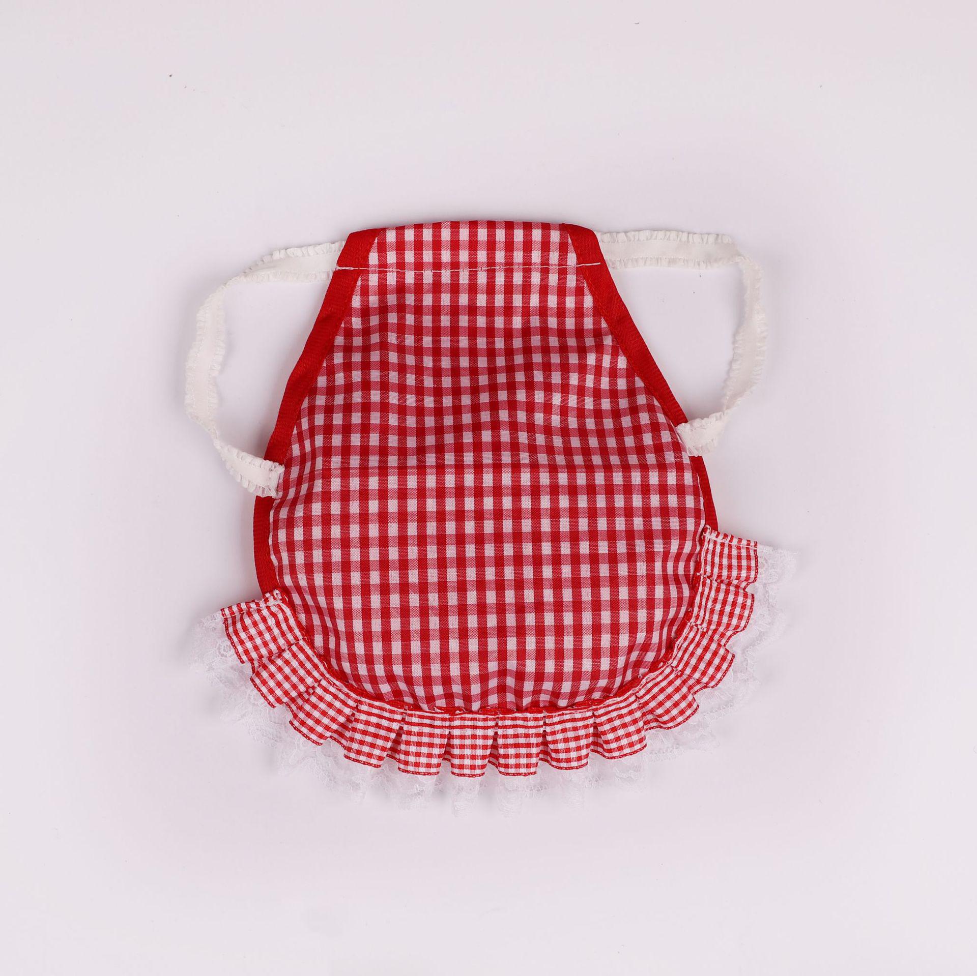

Dual-Layer Hen Saddle Apron with Feather and Back Protector