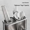 High-Grade Kitchen Chopstick Holder: Modern Storage Shelf & Draining Basket