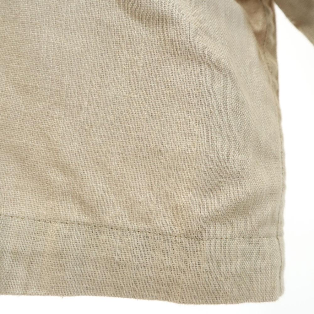Miss Chloe Made In Japan Linen Blend Short Length Blouson 40 Beige Jacket Women Used