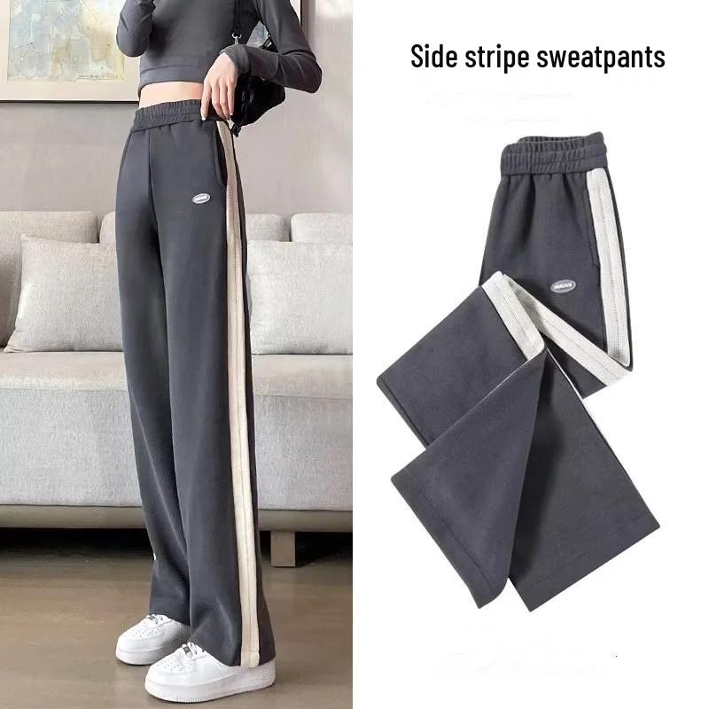 Girls' Wide-Leg Drape Sweatpants - 2023 Spring/Autumn Collection for Older Kids