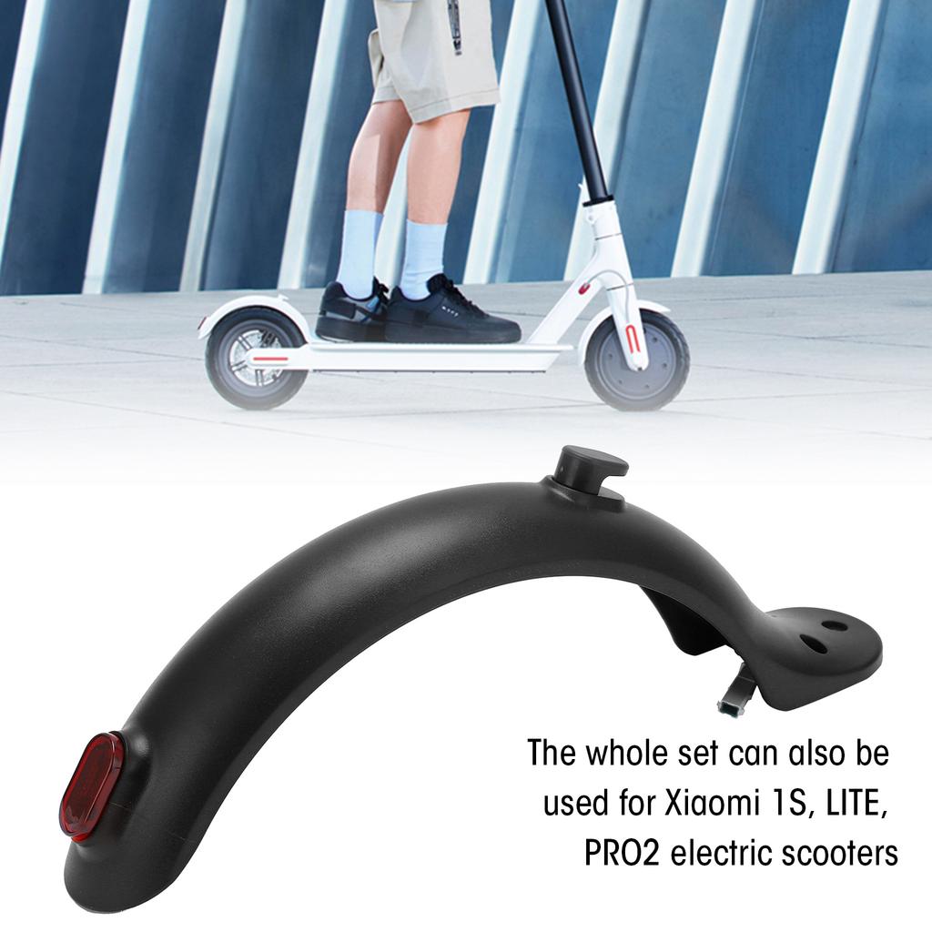 Elektrische Scooter Achterspatbord met Haak en Achterlicht voor Mijia Accessoires
