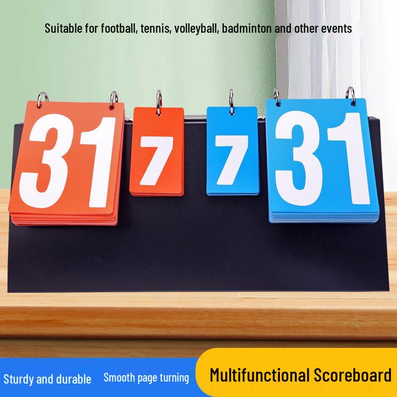 

F501 Four-Digit Multifunctional Flip Scoreboard for Basketball and Badminton