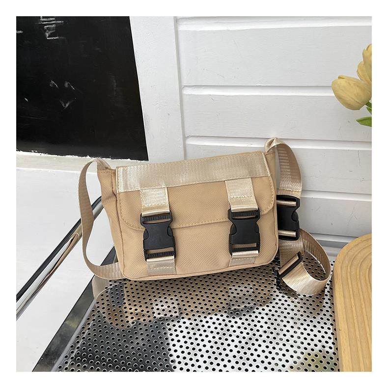 Street Trend Oxford Cloth Small Square Bag Women s Fashion Shoulder Bag White хаки