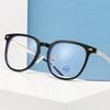 New Glasses Frame Luxury  Design Tea Color Women Anti Blue Light Eyeglasses Camping Cycling Fishing Men Retro Eyewear Frame