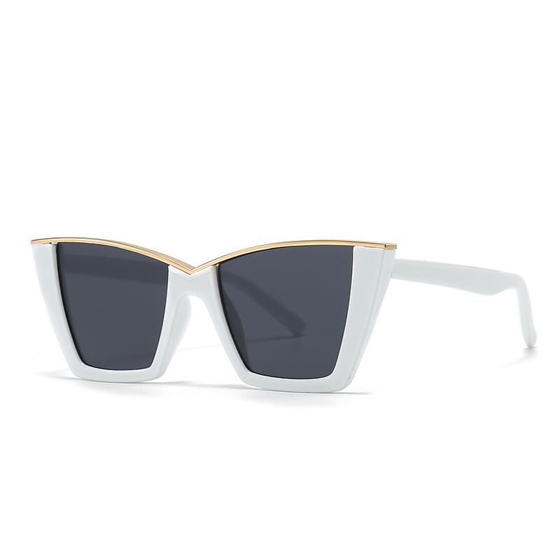 Cross-Border Export Latest Modern Retro Cat-Eye Sunglasses Ins Style Stt Style Big-Name Sunglasses 098 Premium Quality Comfortable Daily Wear