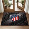 Atletico Madrid Design Crystal Velvet Rug Soft Decorative Mat for Bedroom Entrance