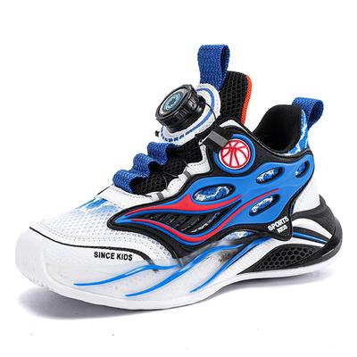 29-40 Children's Plus Size Rotating Buckle Fashion Trend Breathable Casual Sports Shoes Basketball Shoes