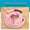 Foldable Outdoor Picnic & Beach Basket with Toiletry Storage