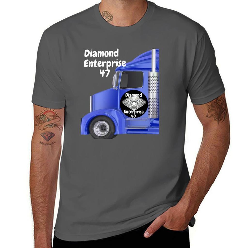 Diamond Enterprise 47 Tshirt Casual Minimalist Short Sleeve Top
