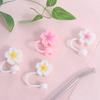 Silicone Cherry Blossoms Straw Cover Dust-Proof Straw Tips Begonia Flower Straw Topper  Tumbler
