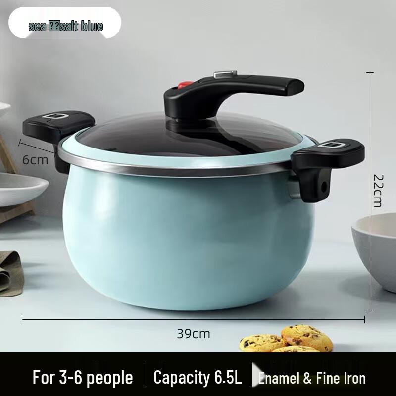 Triceratops Enamel Micro-pressure Stew Pot