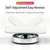 Traffic Check Auxiliary Mirror Set for Cars, Suction Cup Mount, Adjustable Base, 2 Mirror Viewing Support for Reversing Use