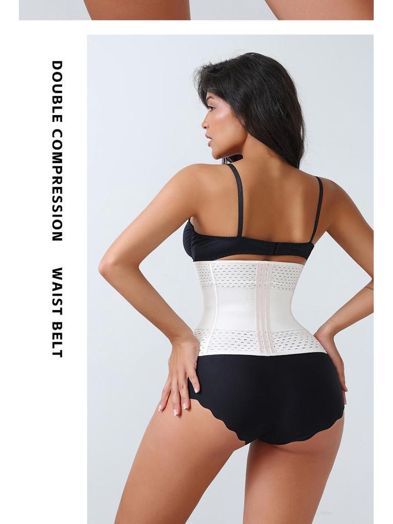 Women's Postpartum Waist Cincher: Breathable, Strong Shaping, Six Row Buckle Belt for Abdomen Support