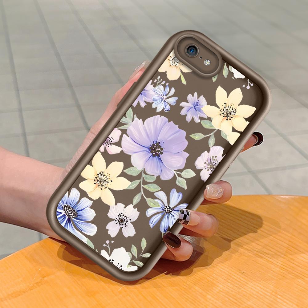 Soft Silicone Square Ladder Printing Pattern Phone Casing Full Cover Camera Shockproof Protection Rubber Case for iPhone Infinix Tecno OnePlus