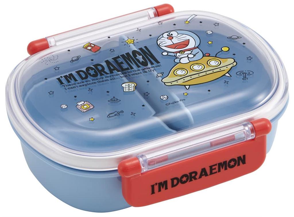 Skater Antibacterial Lunch Box Fluffy 360ml Doraemon Space Stroll Made in Japan Children's QAF2BAAG-A